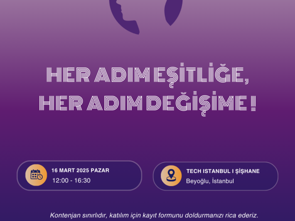 Kadın Liderler ile Her Adım Eşitliğe, Her Adım Değişime!